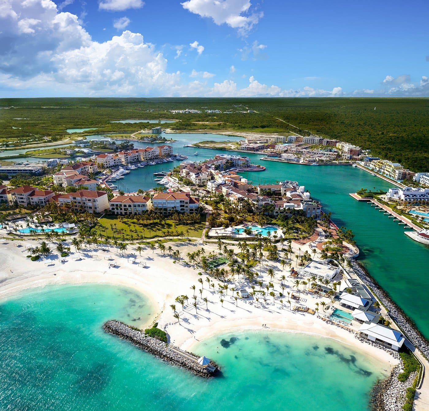 Cap Cana marina vista aérea – complejo de lujo a 15 minutos de Punta Cana en auto