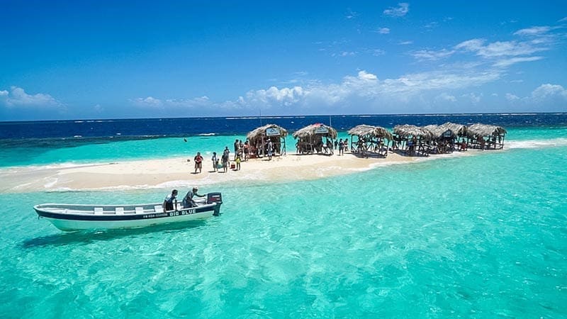 Cayo Arena Paradise Island Puerto Plata – banco de arena blanca con agua turquesa en el Atlántico